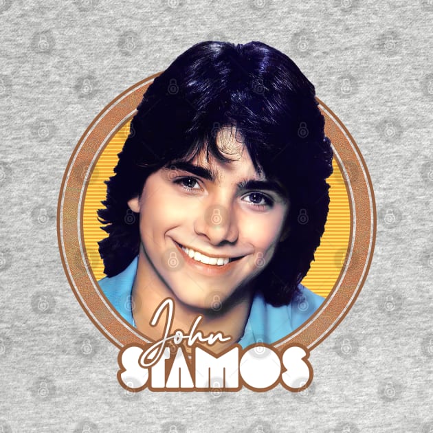 John Stamos -- Retro Fan Art by DankFutura